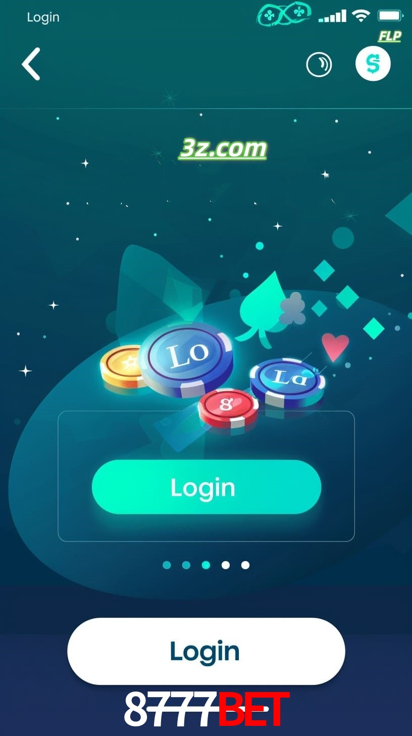 Login no aplicativo de cassino online 8777bet Brasil com bônus de boas-vindas